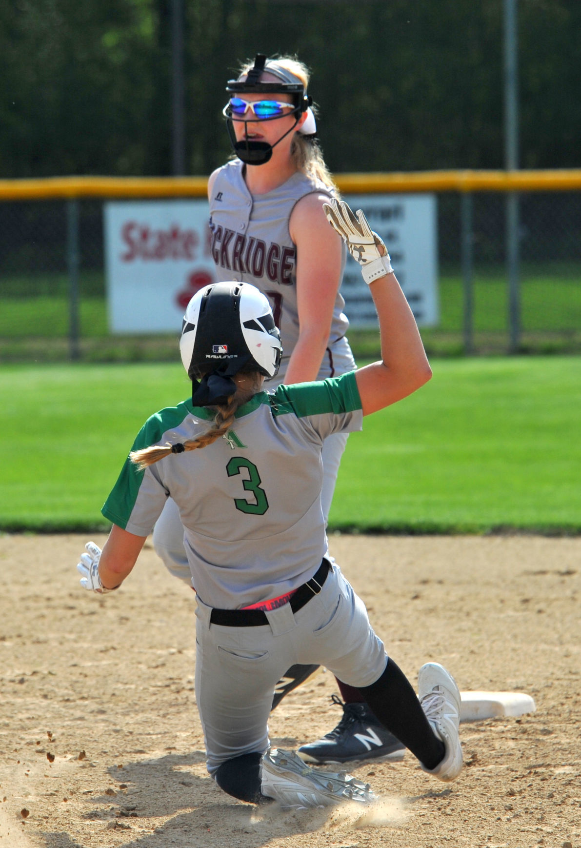 Rockridge at Alleman softball